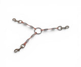3 DOG COUPLERS (CABLE OR DAYGLO)