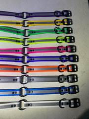 1.5" Reflective Day-Glo Collar with Center Ring - Ringtails and Tall Tales Hunting Dog Supply
