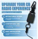 CB MIC RETRACTABLE HOLDER
