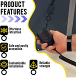CB MIC RETRACTABLE HOLDER