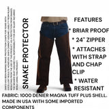 LACROSSE NON-INSULATED BLACK KNEE BOOT WITH OPTIONAL WADER