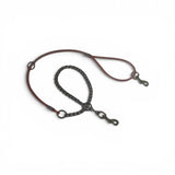 3/4 CABLE LEAD WITH BLACK HARDWARE, CENTER RING & 2 SNAPS (STRAIGHT OR CHAIN)