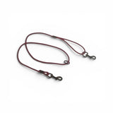 1/4" BETA COATED ROPE WITH BLACK HARDWEAR, CENTER RING & 2 SNAPS (STRAIGHT OR CHAIN)