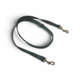 3/4" NYLON LEAD WITH BLACK HARDWARE, CENTER RING & 2 SNAPS (STRAIGHT OR CHAIN)