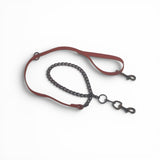 3/4" SUPER HEAVY BETA LEAD WITH BLACK HARDWEAR, CENTER RING & 2 SNAPS (STRAIGHT, CHAIN OR CABLE)