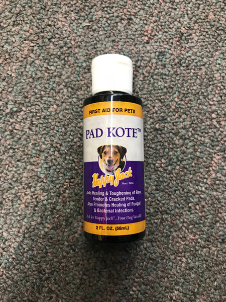 Happy Jack Pad Kote - 2 oz - Ringtails and Tall Tales Hunting, Dog Supply, and Taxidermy