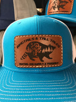 Leather Patch Logo Hat - Ringtails and Tall Tales Hunting, Dog Supply, and Taxidermy