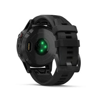 fēnix® 5 Plus Sapphire, Black with Black Band - Ringtails and Tall Tales Hunting, Dog Supply, and Taxidermy